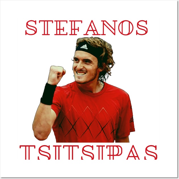 stefanos tsitsipas Wall Art by BorodinaAlen